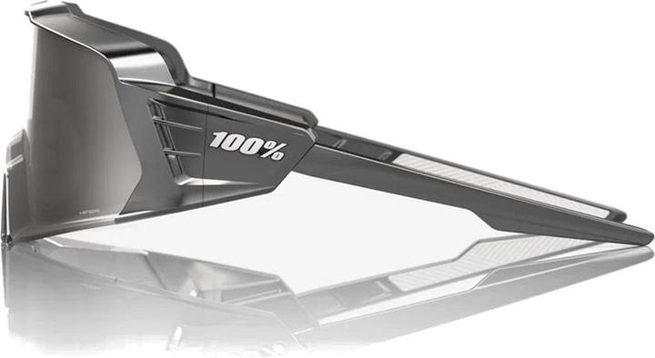 Actual product image 100% Korbin X, HiPER Mirror Lens - Gloss Black Chrome (Black, Charcoal, Black, Charcoal)