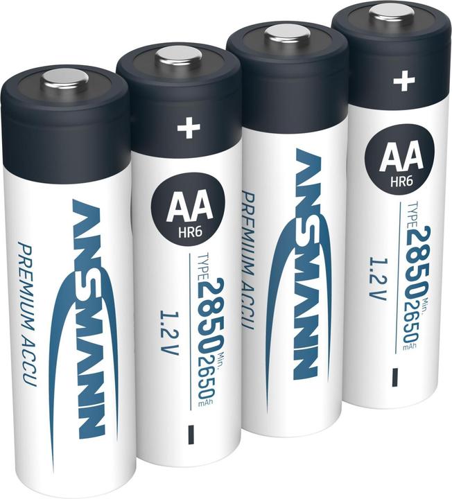 Image du produit Ansmann AA (4 pcs, AA / LR6 / LR06 / Mignon / R6 / R14505, 2850 mAh)