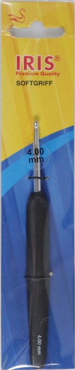 Iris crochet hook with softgrip