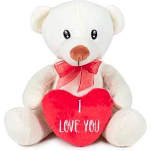 Tinisu Valentinstags BÃ¤rchen Kuscheltier - 20 cm I Love You PlÃ¼schtier Stofftier (20 cm)