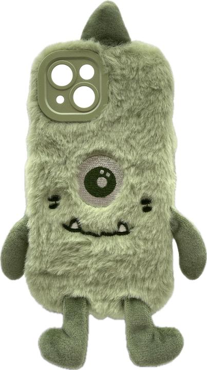Actual product image RealPower Flauschi 1,Grün,flauschige Handyhülle für iPhone16 (Apple iPhone 15)