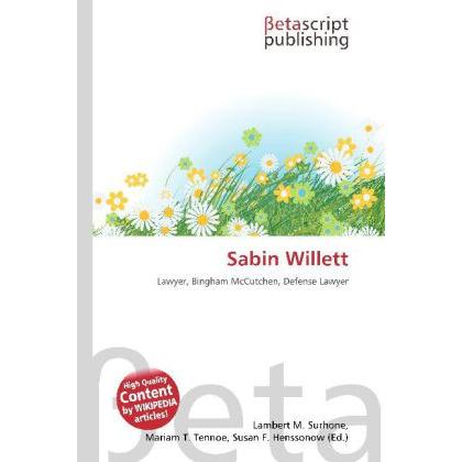Thumbnail - Sabin Willett, Fachbücher von Lambert M. Surhone, Susan F. Marseken, Miriam T. Timpledon