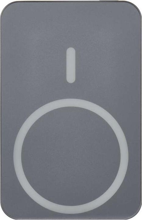 Actual product image Emos Powerbank WI 1046, 10 000 mAh, 20 W+Wireless, grey (10000 mAh, 20 W, 38.50 Wh)