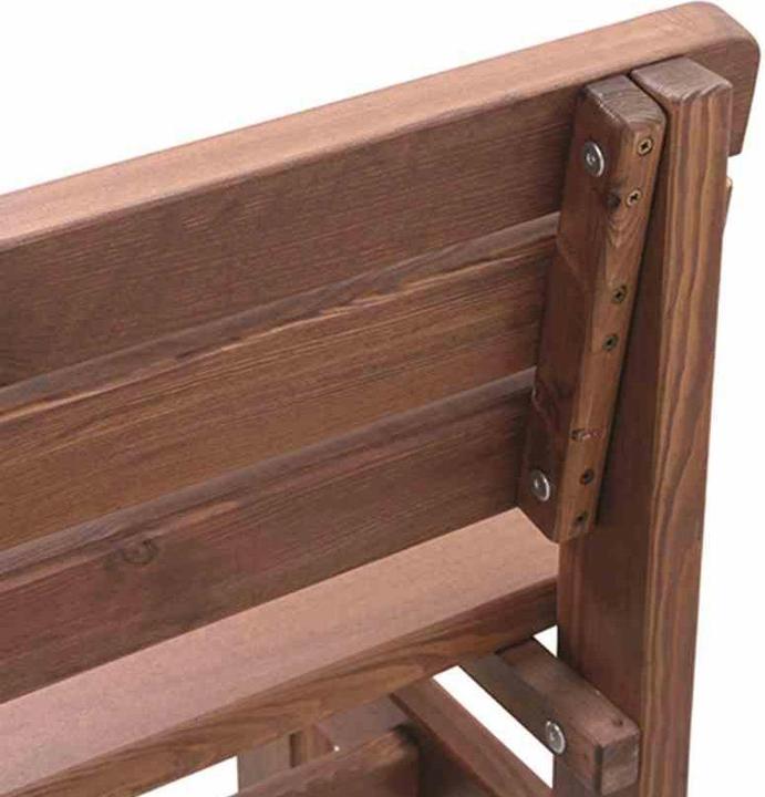 Immagine prodotto Natura Tessin Bank, 150 cm, braun Kiefernholz