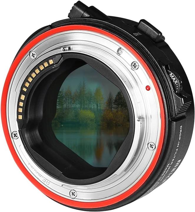 Actual product image Meike Drop in filter mount adapter