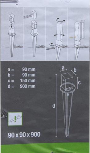 Actual product image Larus Universal ground sleeve