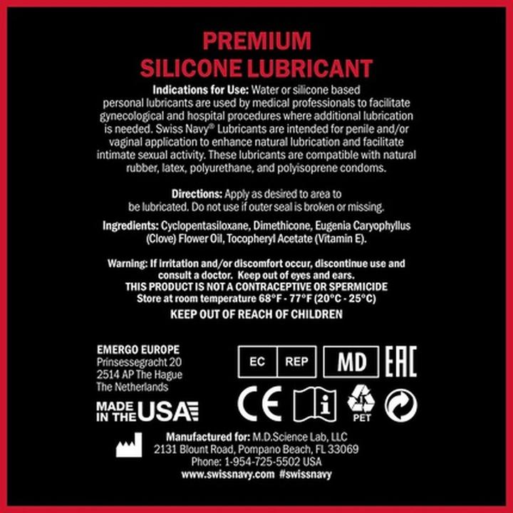 Actual product image Swiss Navy Anal Lube (240 ml)