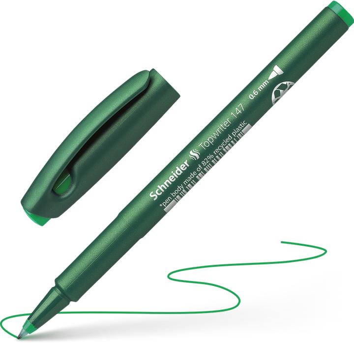 Produktbild Schneider Faserschreiber 147 (Green, 10 x)