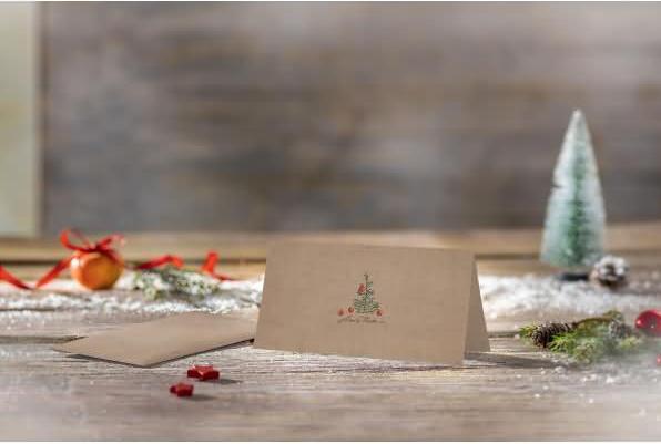 Image du produit Sigel 10 Cartes de Noël Christmas Apples DIN long (10 pcs)