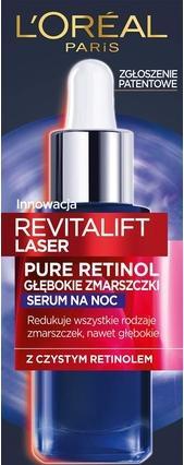 Produktbild L'Oréal Paris L'OREAL Revitalift Laser Pure Retinol serum redukujące zmarszczki na noc 30ml (30 ml, Nachtcreme)