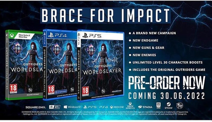 Produktbild Square Enix Outriders Worldslayer PS5 (PS5)
