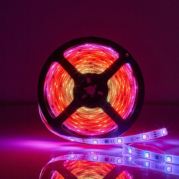 Actual product image Nedis Smartlife Full Color LED Strip WIFILS51CRGB WLAN Multicolour 5000 mm IP65 700 lm (Multicoloured, 500 cm, Indoor)