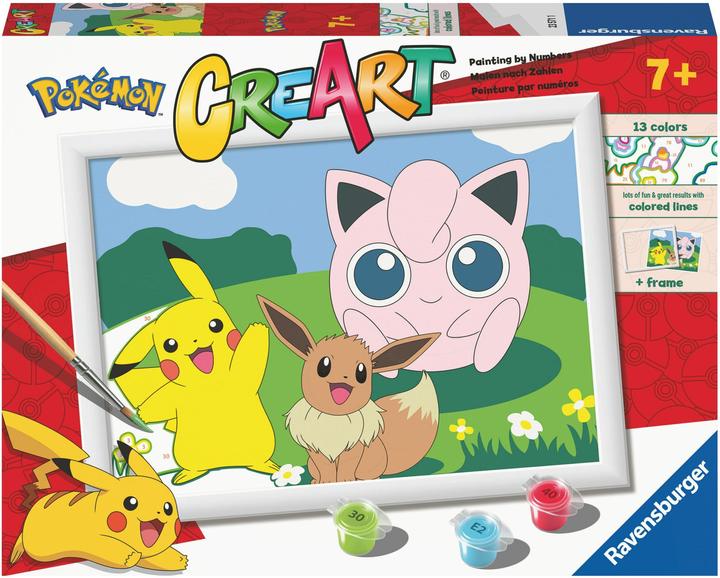 Actual product image Ravensburger CreArt Pokémon Classics