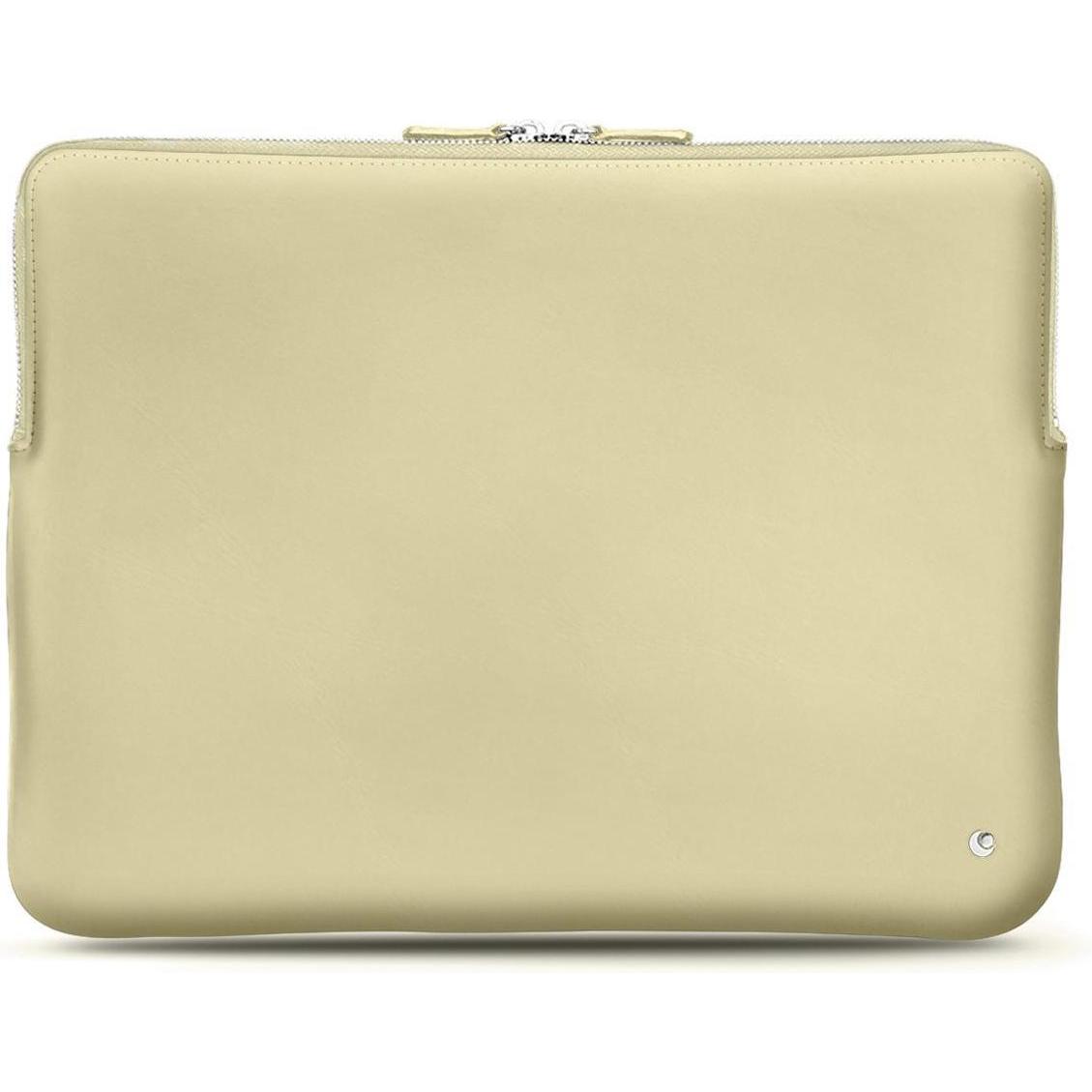 Noreve Lederhülle, Notebooktasche, Beige
