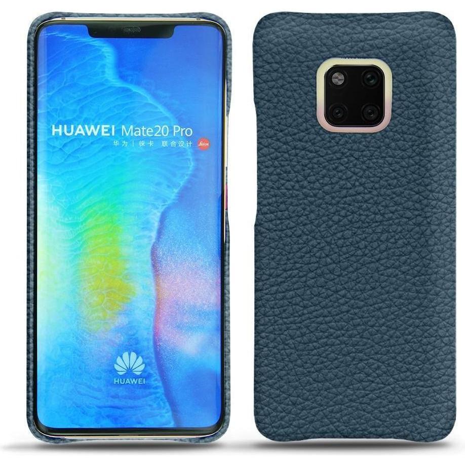 Noreve Lederschutzhülle (Huawei Mate 20 Pro), Smartphone Hülle, Blau