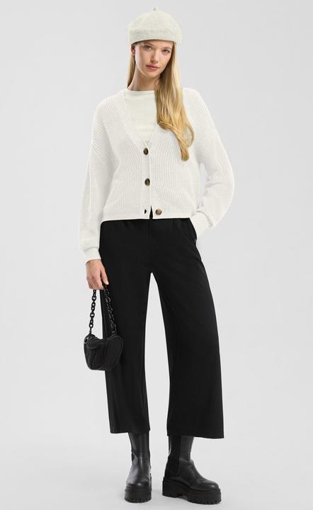 Produktbild s.Oliver Strickjacke Melierte Strickjacke aus Baumwollmix (M)