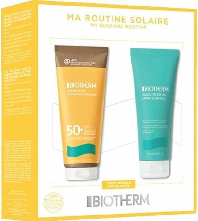 Produktbild Biotherm Waterlover Sunmilk SPG 50 Set Waterlover Sunmilk SPF50 200ml Lait Réhydratant Oligo-Thermal 200ml (Sonnenmilch, SPF 50, 200 ml, 540 g)