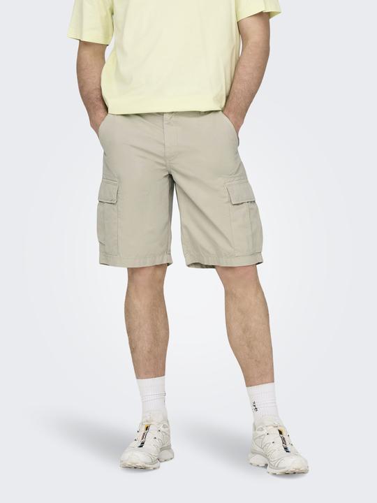 Actual product image Only & Sons Cargoshorts Loc kurze Hose mit vielen Taschen (M)