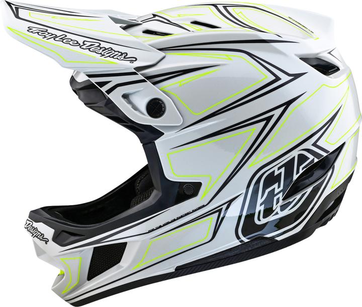 Troy Lee Designs Casco D4 in materiale composito - Gris appuntato S
