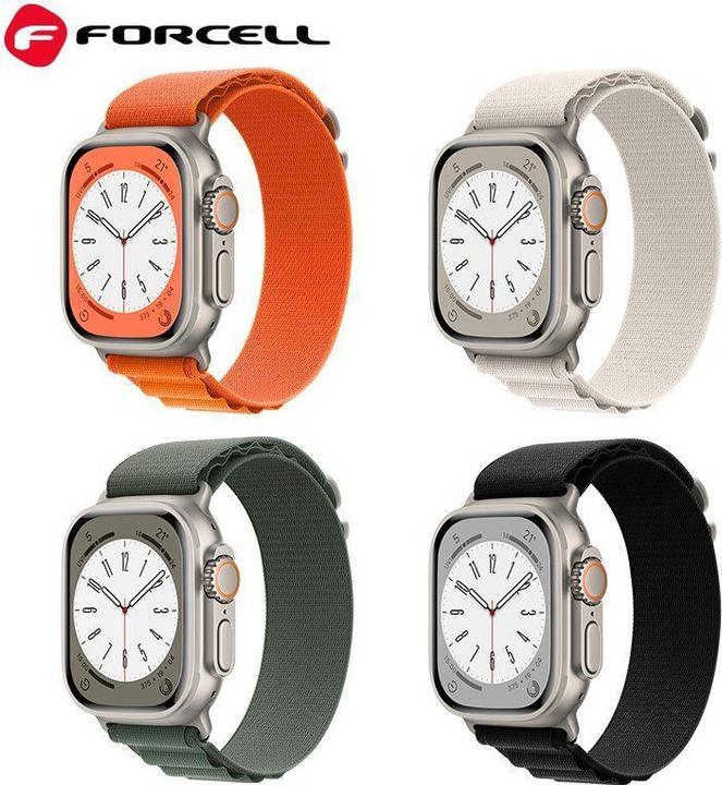 Image du produit Forcell Strap F-DESIGN FA13 strap for APPLE Watch 38 / 40 / 41 mm orange (Polyester)