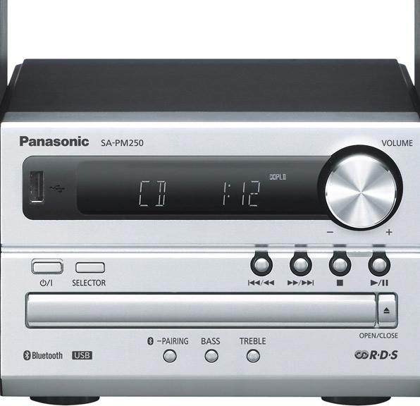 Actual product image Panasonic Sc-Pm250eg (CD player, Bluetooth, 2x 10 W)