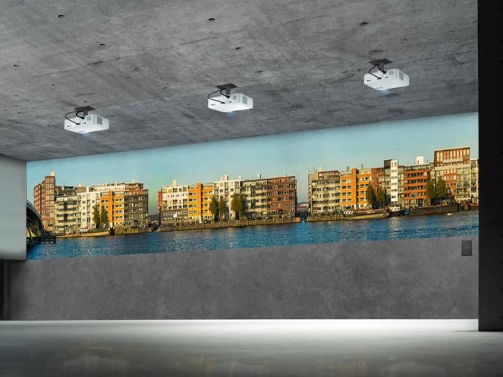 Actual product image Viewsonic LS610WH Beamer WXGA 3000000:1 contrast LED light source TR1.37-1.64 1.2x zoom HDMI x2 10W (WXGA, 4000 lm, 1.37 - 1.64:1)