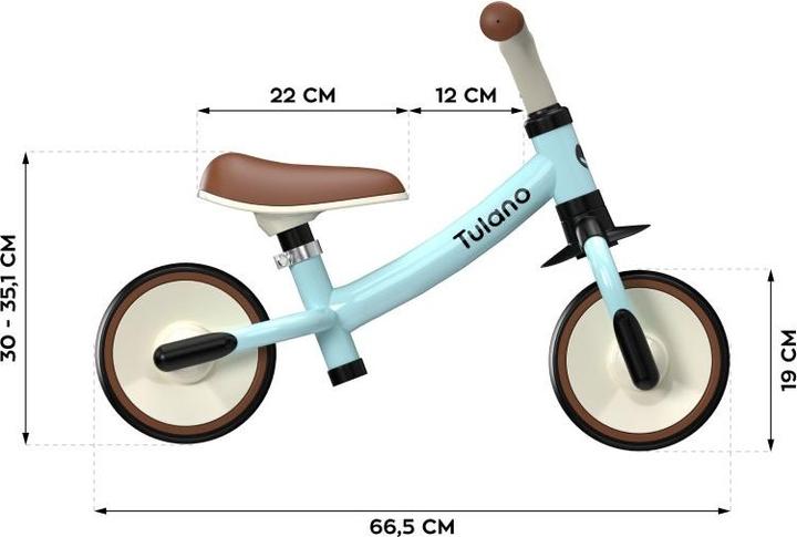 Produktbild Tulano Scout 15 Blau Langlaufrad