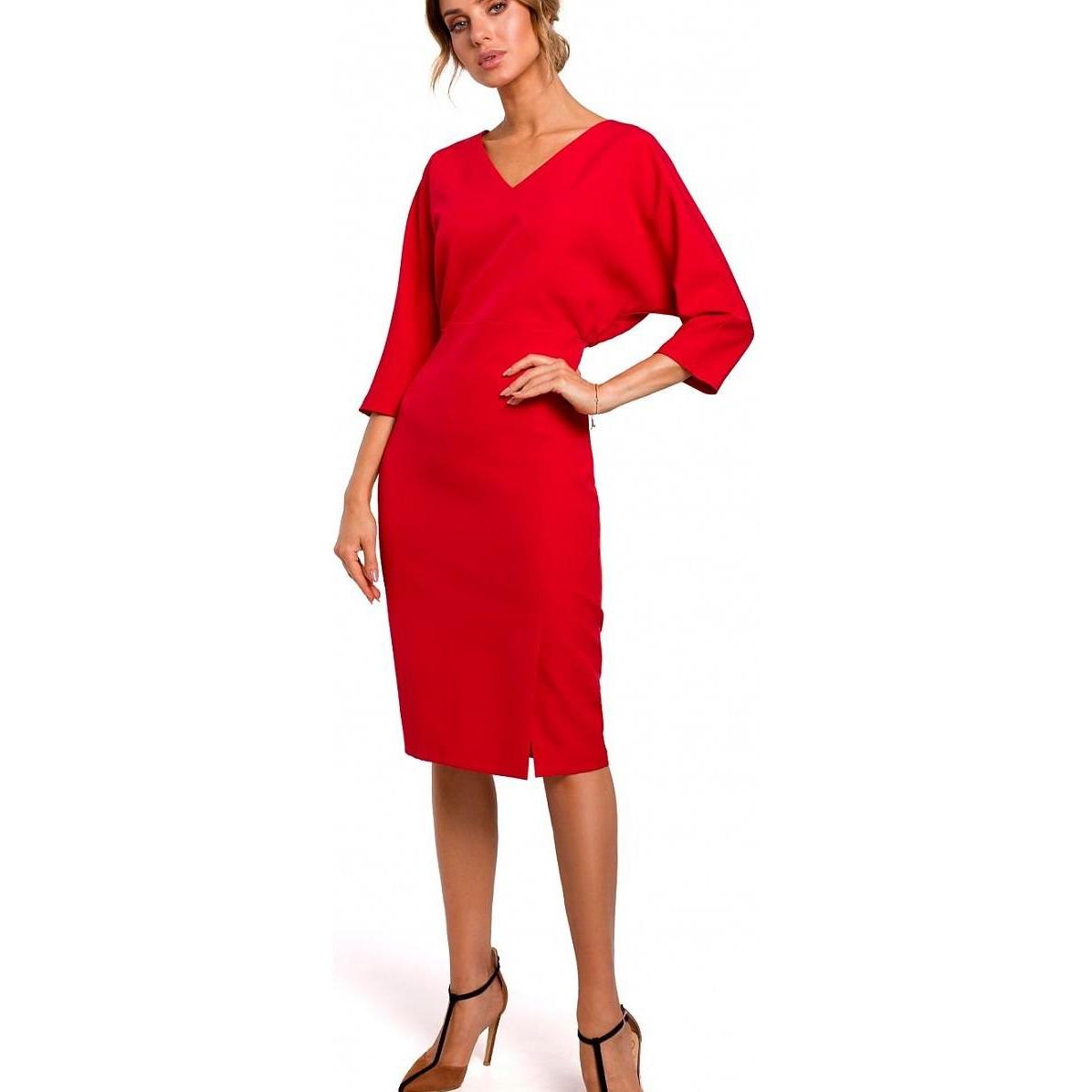 Made of Emotion, Damen, Kleider, Alltagskleid Moe, Rot, (M)
