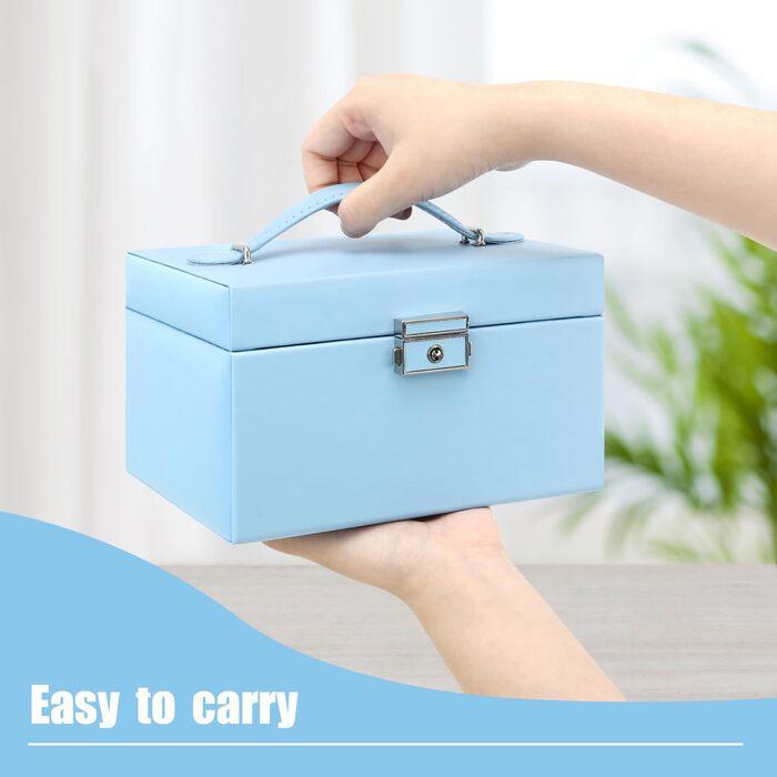 Actual product image Only-Bags.Store Jewellery box, jewellery box with drawers for ladies girls, PU leather jewellery box