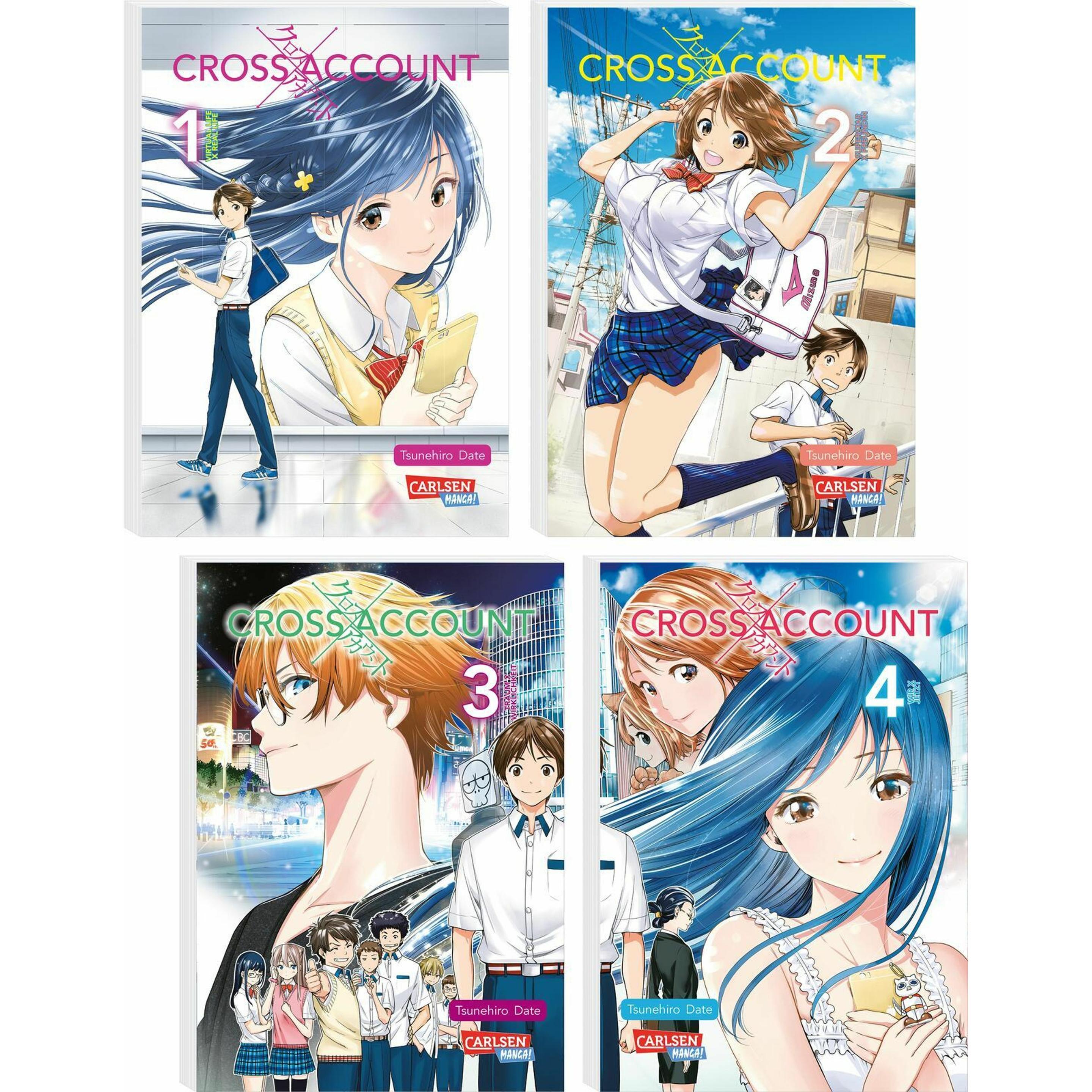 Cross Account Komplettpack 1–4, Belletristik von Tsunehiro Date