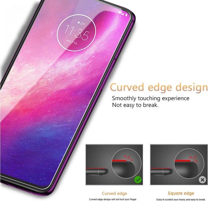 Image du produit Screenguard Motorola One Hyper Protection en verre blindé Case Friendly Design (1 pcs, Motorola One Hyper)