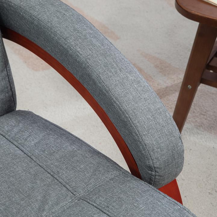 Actual product image Homcom Relaxsessel Polyester Grau