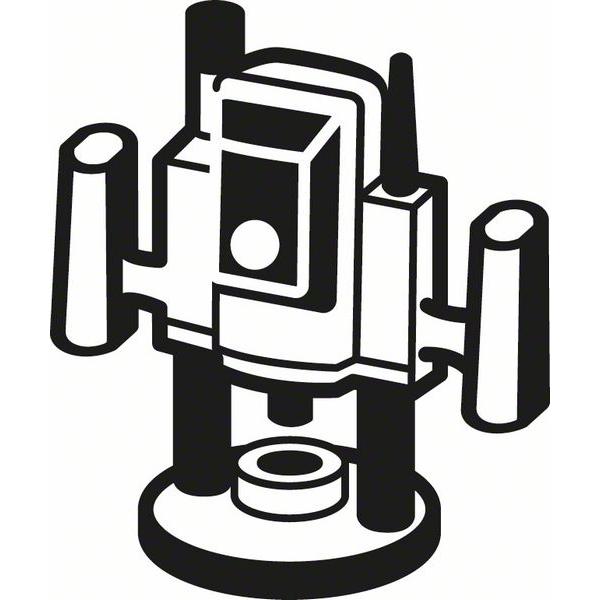 Thumbnail - Bosch Professional Zubehör, Fräser, Scharniernutfräser, 8 mm, D1 12,7 mm, L 12,7 mm, G 50,8 mm