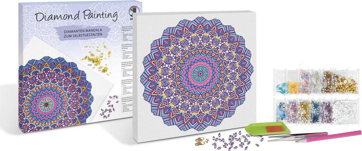 Produktbild Ursus Bastelset Diamond Painting Mandala Set 8