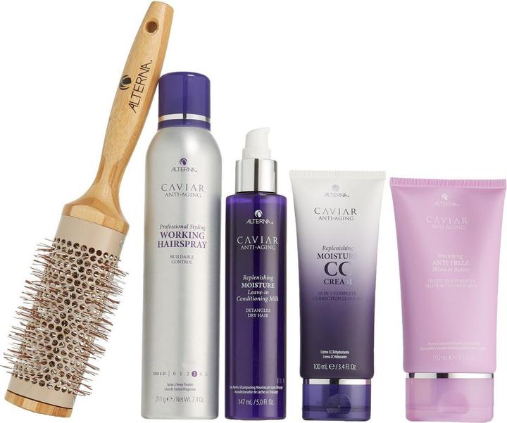 Alterna Caviar Anti-Aging Transform Your Blow Outs Kit 147 ml + 100 ml + 150 ml + 211 g (Haarpflege Set)