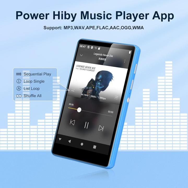 Image du produit Swofy MP3/MP4 Player M503 Pro mit Touchscreen & Bluetooth (64 Go)