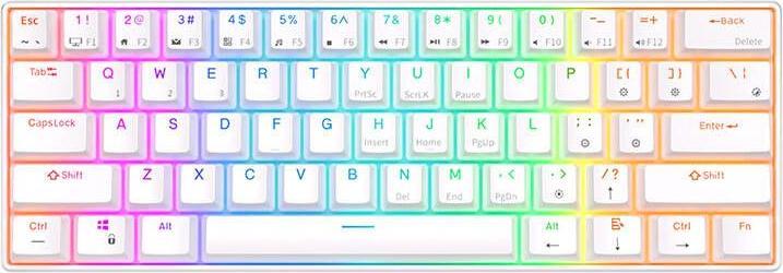 Actual product image Royal Kludge RK61 TKL (US, Cable, Wireless)