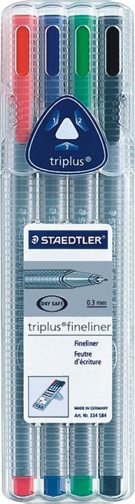 Image du produit Staedtler Fineliner triplus 334 (Multicolore, 1 x)