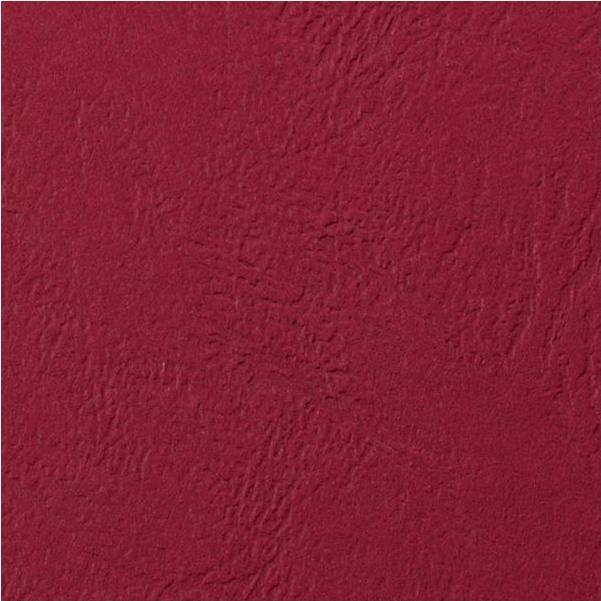 GBC LeatherGrain - Karton A4 100 Stk. - dunkelrot