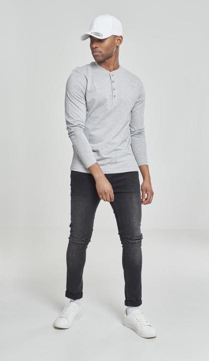 Actual product image Urban Classics Basic Henley L/S Tee (L)