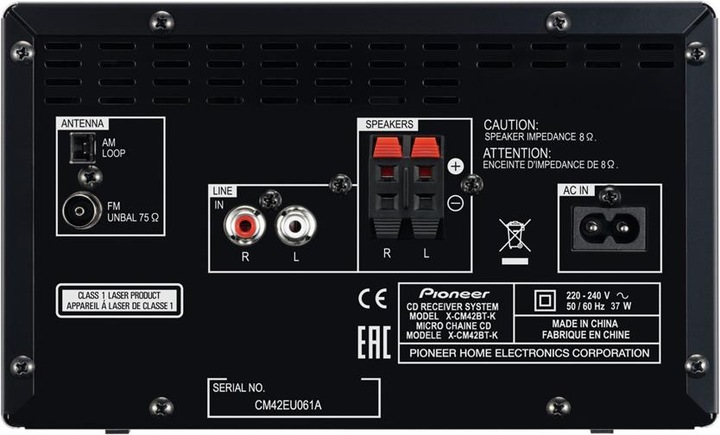 Immagine prodotto Pioneer X-Cm42btd (Bluetooth, 2x 15 W)
