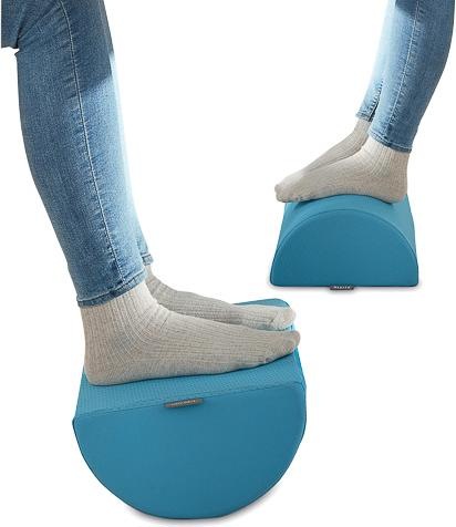 Image du produit Leitz Repose-pieds en bleu (26 x 14 x 40.5 cm)