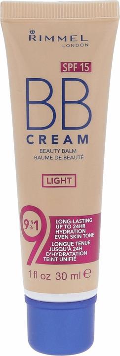 Actual product image Rimmel London BB Cream 9in1 SPF15 (Light, 30 ml)