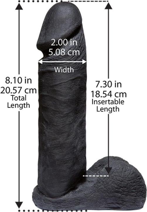 Produktbild Doc Johnson CodeBlack - Realistic UR3 Cock Cock