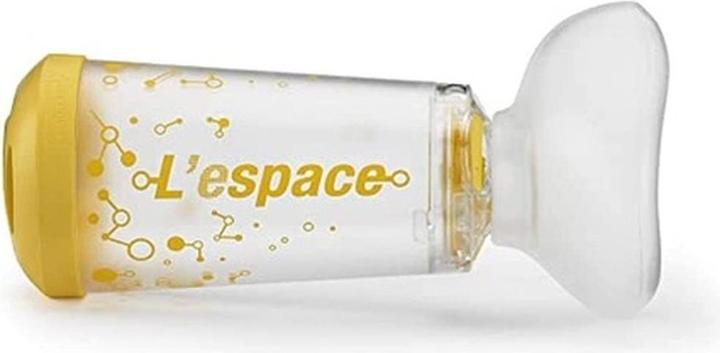 Air Liquide Espace Paediatric Spacer mit gelber Maske (Körpermilch)