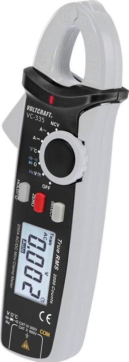 Produktbild Voltcraft AC/DC Mini ZangenDigitalmultimeter VC335 (CAT II 600V, CAT III 300V)