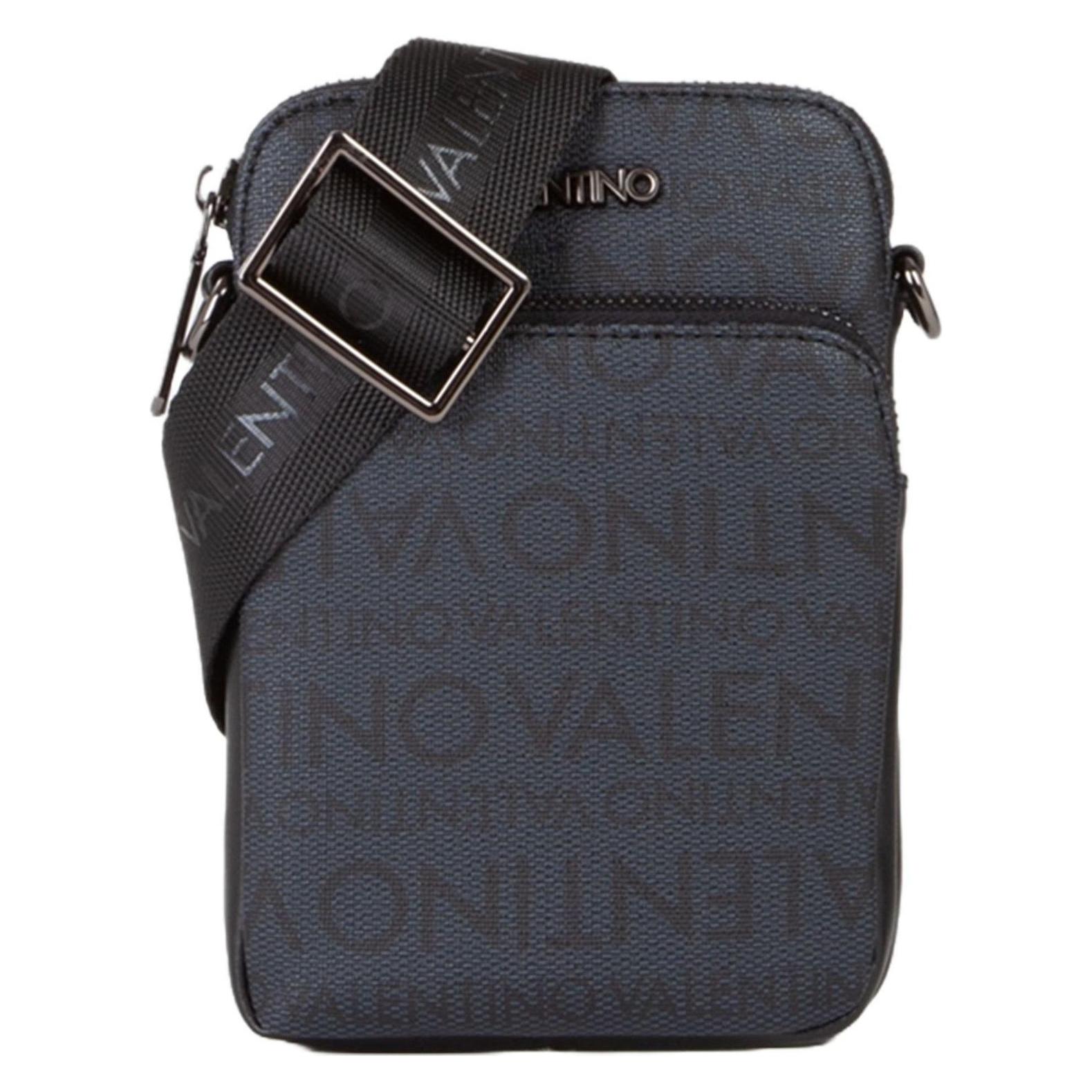 Valentino, Herren, Handtasche, Billion Crossbody Bag, Blau, Schwarz