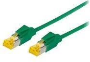 Actual product image Tecline Patch cable S/FTP, PiMF, Cat 6a, green, 7.5 m For 10 Gigabit/s, halogen-free, with Draka cable and (PiMF, S/FTP, CAT6a, 7.50 m)