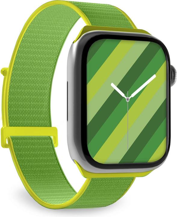 Caseme Uhrenarmband für Apple Watch 42/44/45 mm mit Klettverschluss (Nylon)
