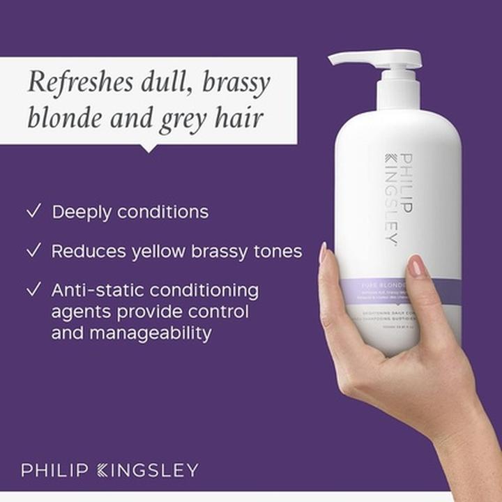 Actual product image Philip Kingsley Pure Silver Conditioner 1000 ml (1000 ml)